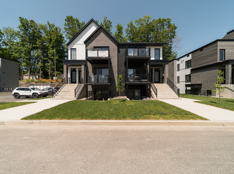 Devanture de l'immeuble modèle B