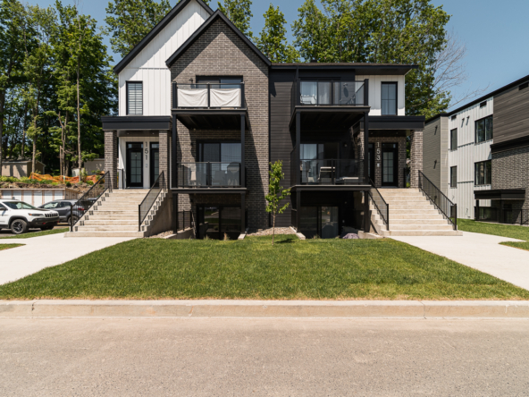 Devanture de l'immeuble modèle B