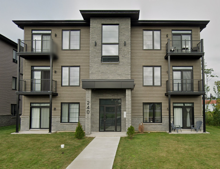 Façade de l'immeuble