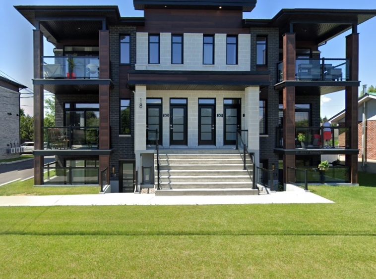 Facade de l'immeuble à logement